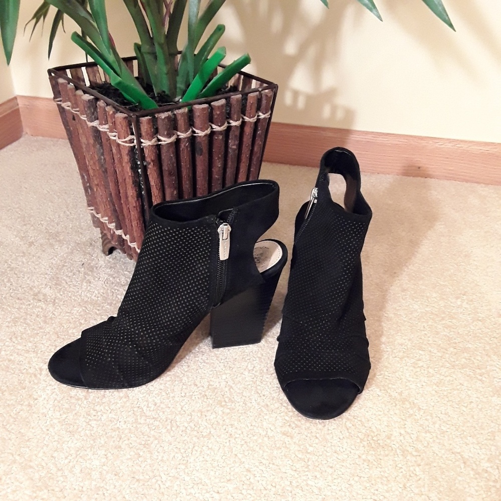 Vince Camuto Open Toe Booties